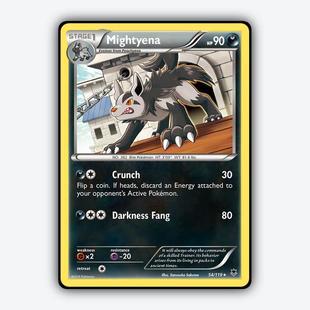 Mightyena 054/119 - Phantom Forces Set - Card Rug