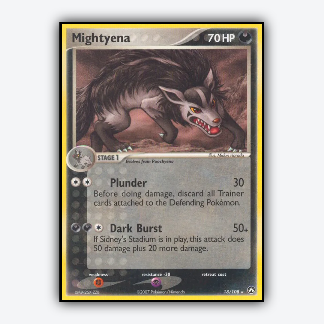Mightyena 018/108 - Power Keepers Set - Card Rug