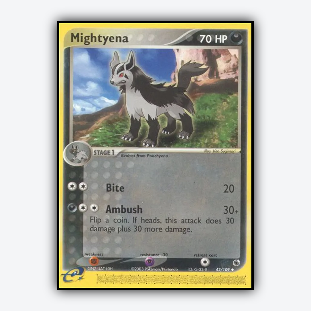 Mightyena 042/109 - Ruby & Sapphire Set - Card Rug