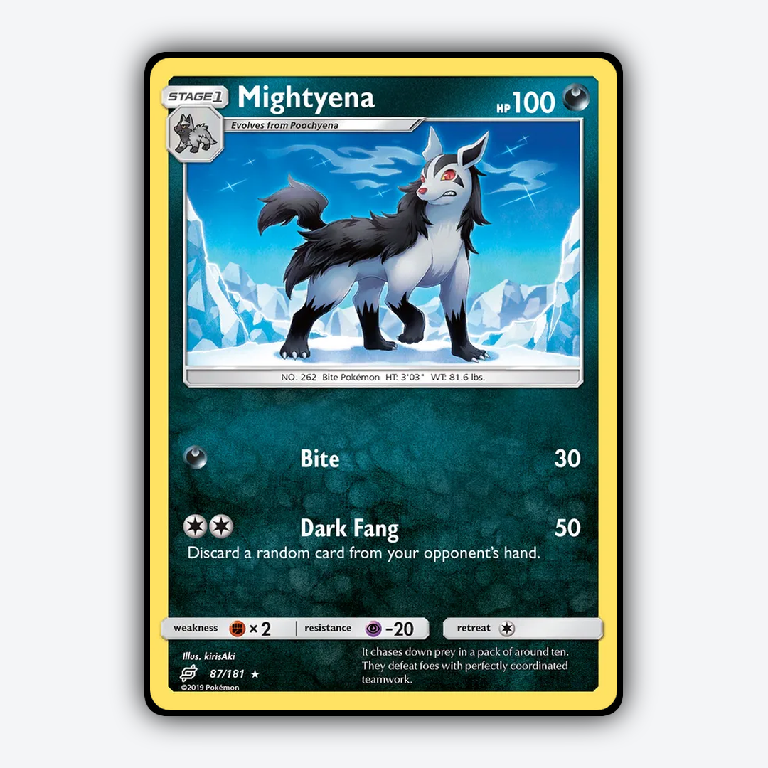 Mightyena 087/181 - Team Up Set - Card Rug