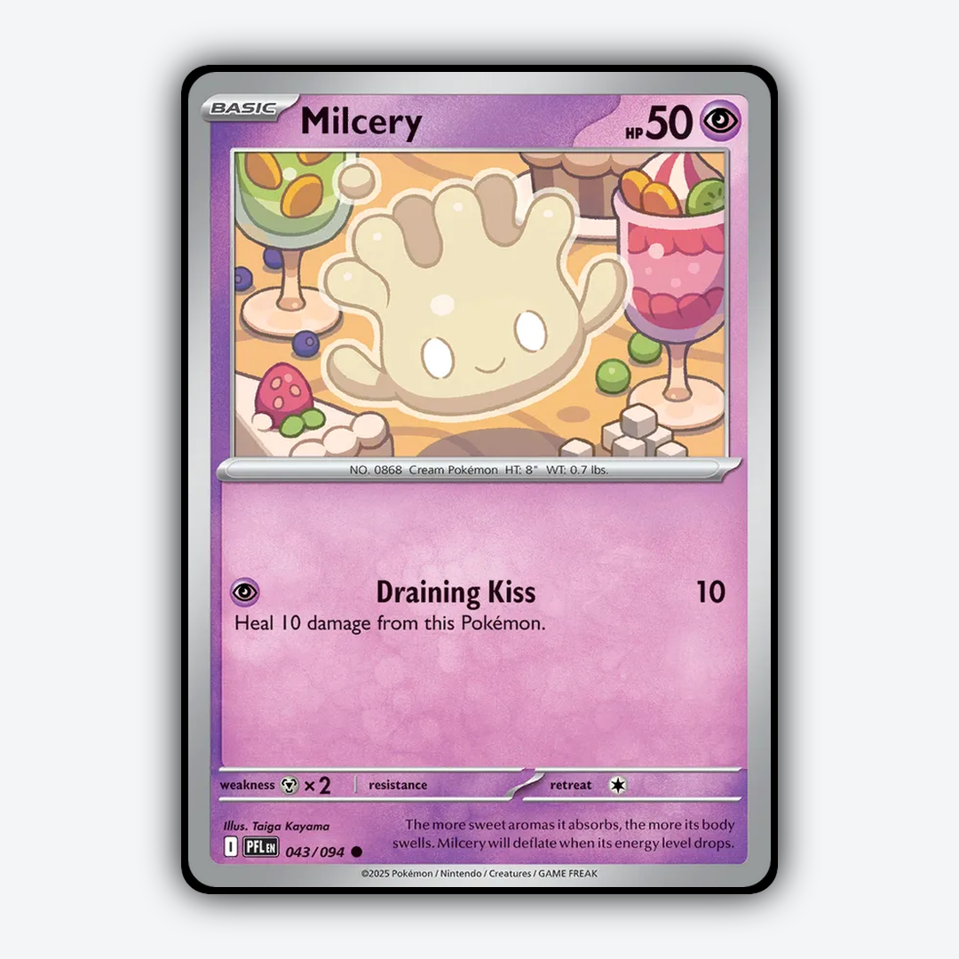 Milcery 043/094 - Phantasmal Flames Set - Card Rug