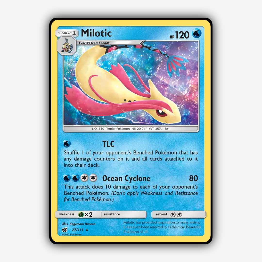 Milotic 027/111 - Crimson Invasion Set - Card Rug