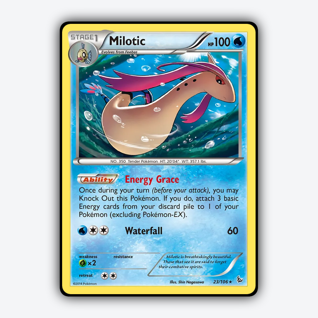 Milotic 023/106 - Flashfire Set - Card Rug