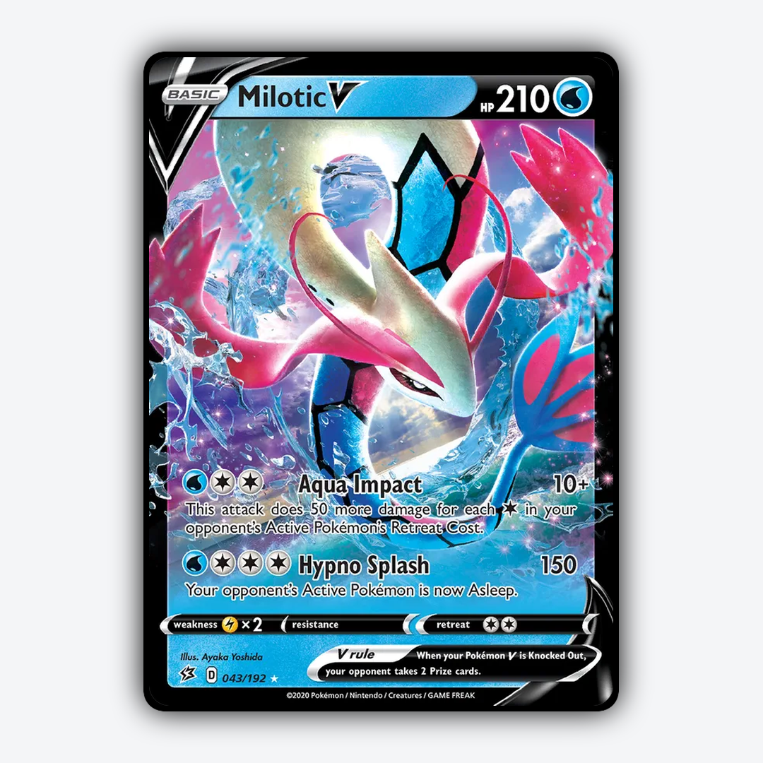 Milotic V 043/192 - Rebel Clash Set - Card Rug