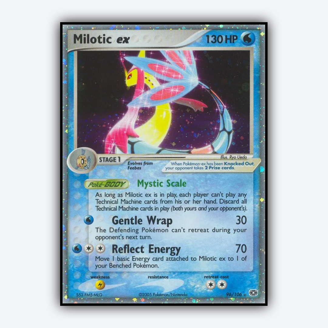 Milotic ex 096/106 - Emerald Set - Card Rug