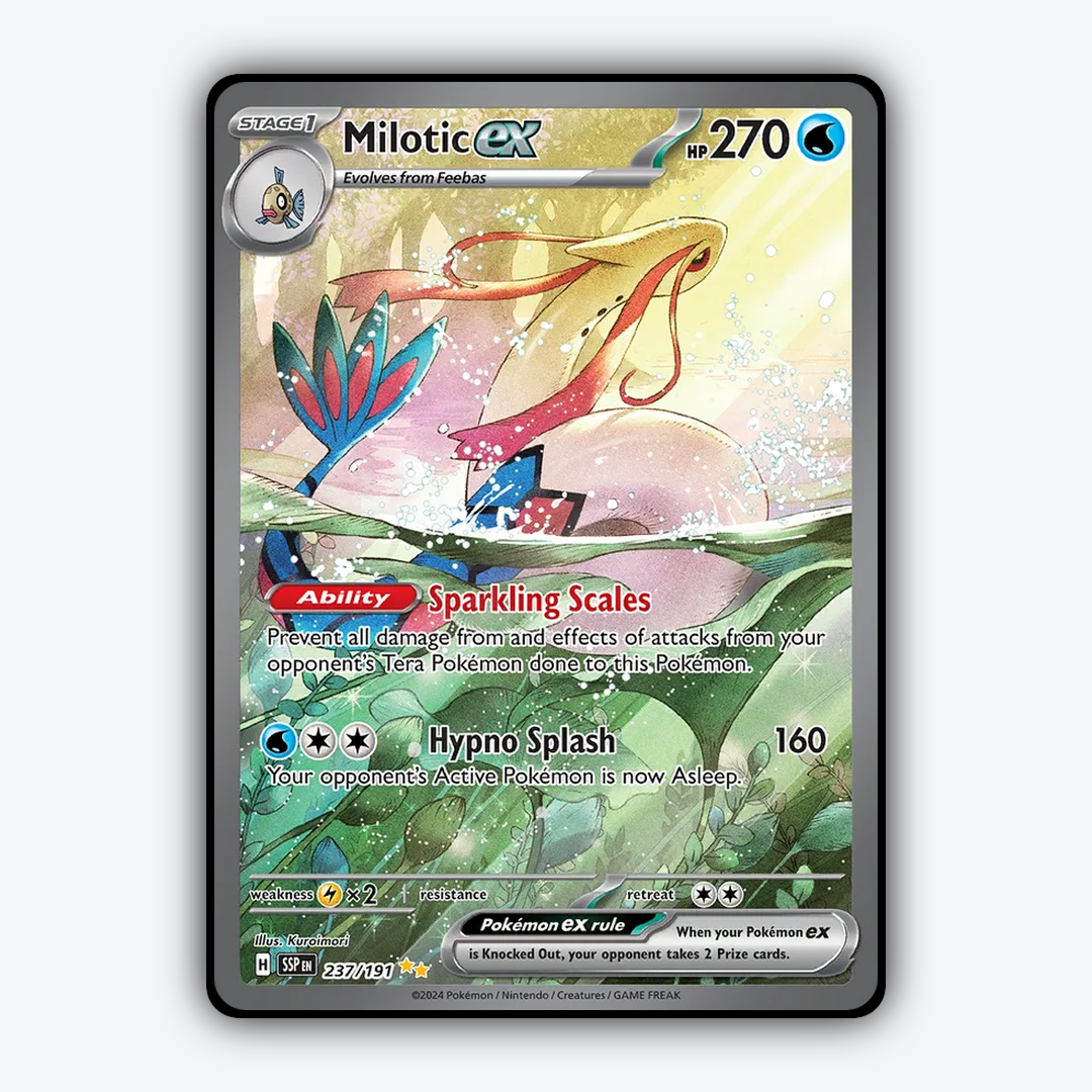Milotic ex #237 - Surging Sparks Set - Card Rug