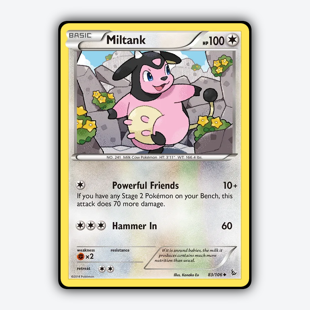 Miltank 083/106 - Flashfire Set - Card Rug