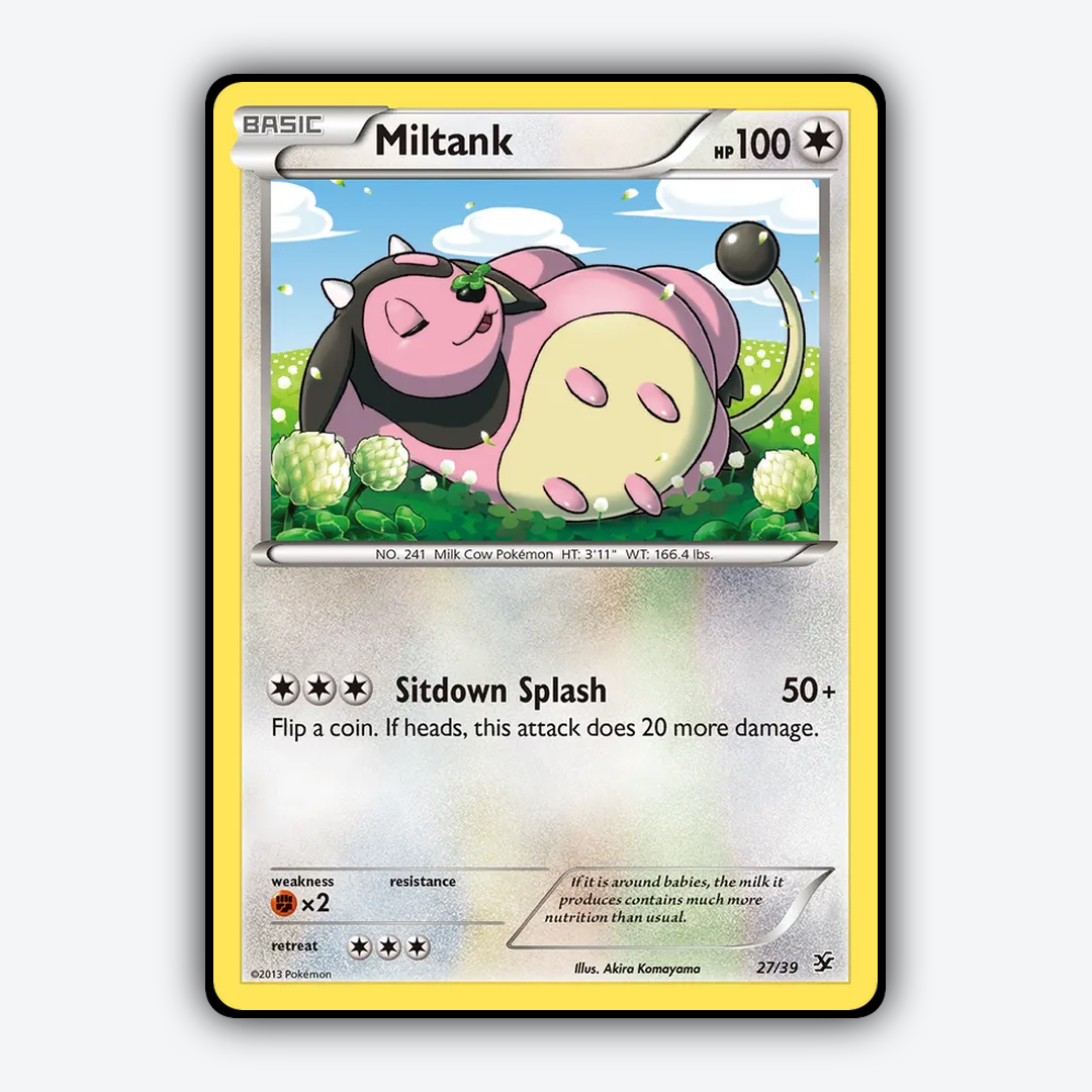 Miltank 027/39 - Kalos Starter Set - Card Rug