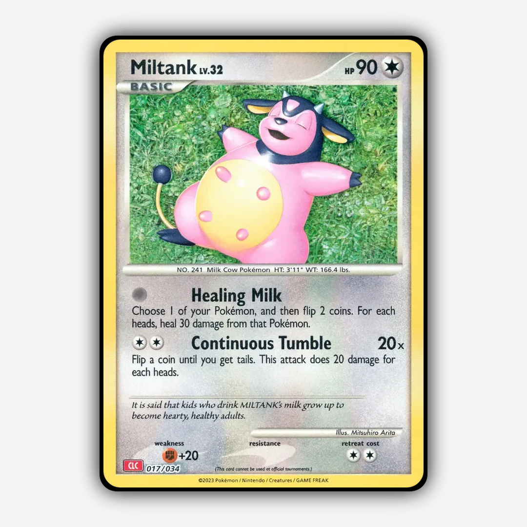 Miltank 017/034 - Pokémon TCG Classic - Charizard Set - Card Rug