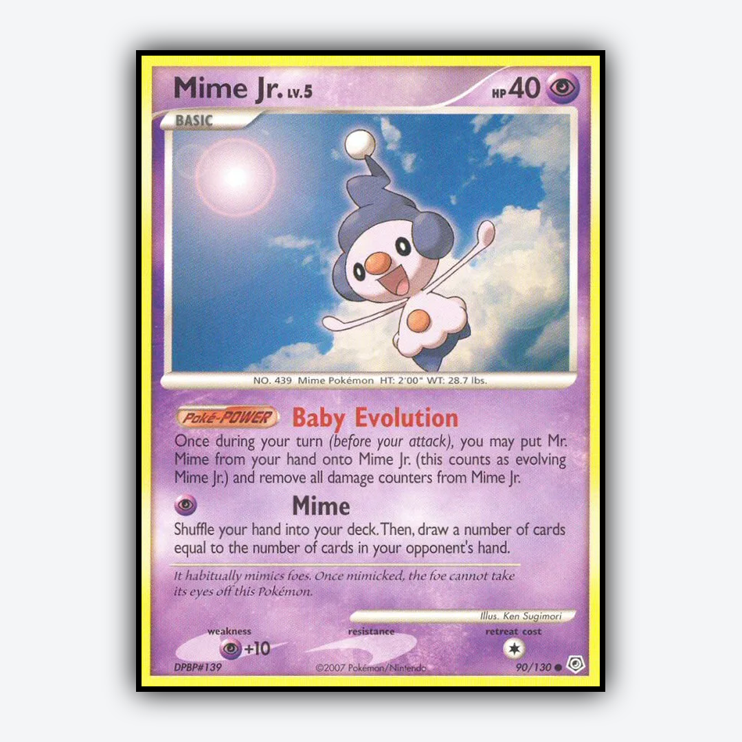 Mime Jr. 090/130 - Diamond & Pearl Set - Card Rug