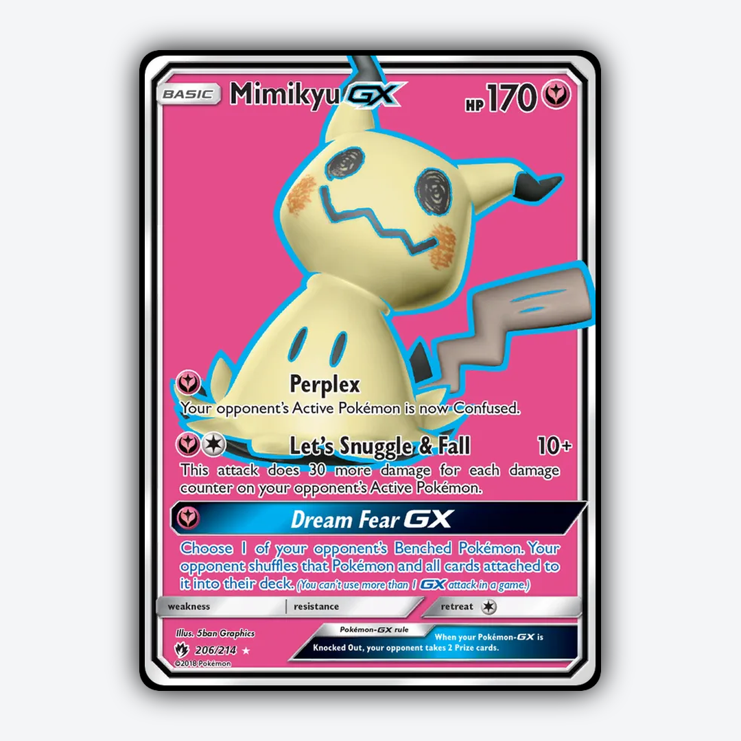 Mimikyu-GX 206/214 - Lost Thunder Set - Card Rug