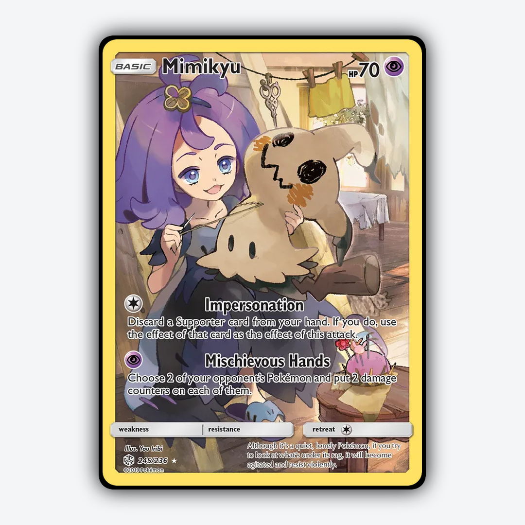 Mimikyu 245/236 - Cosmic Eclipse Set - Card Rug