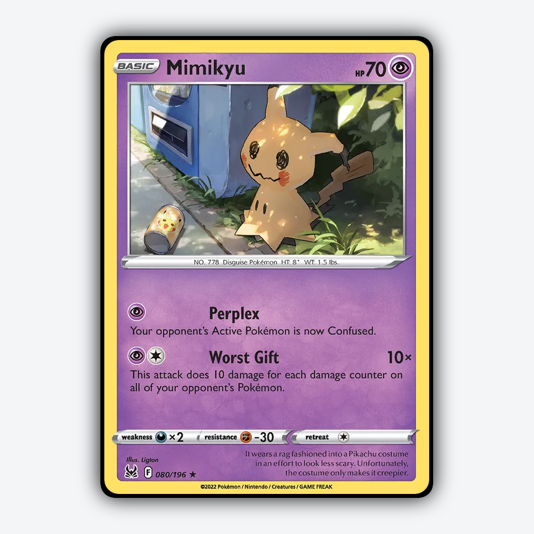 Mimikyu 080/196 - Lost Origin Set - Card Rug