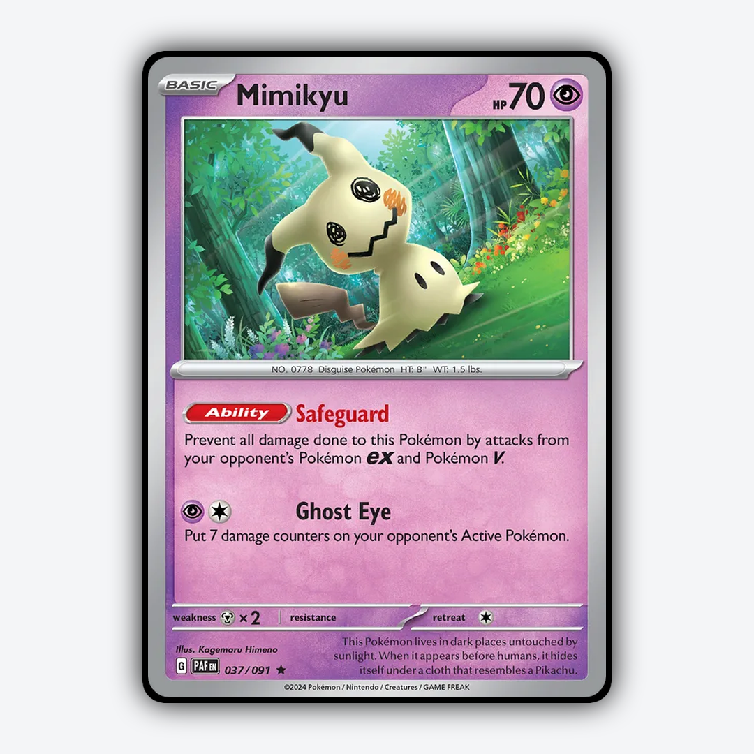 Mimikyu #37 - Paldean Fates Set - Card Rug