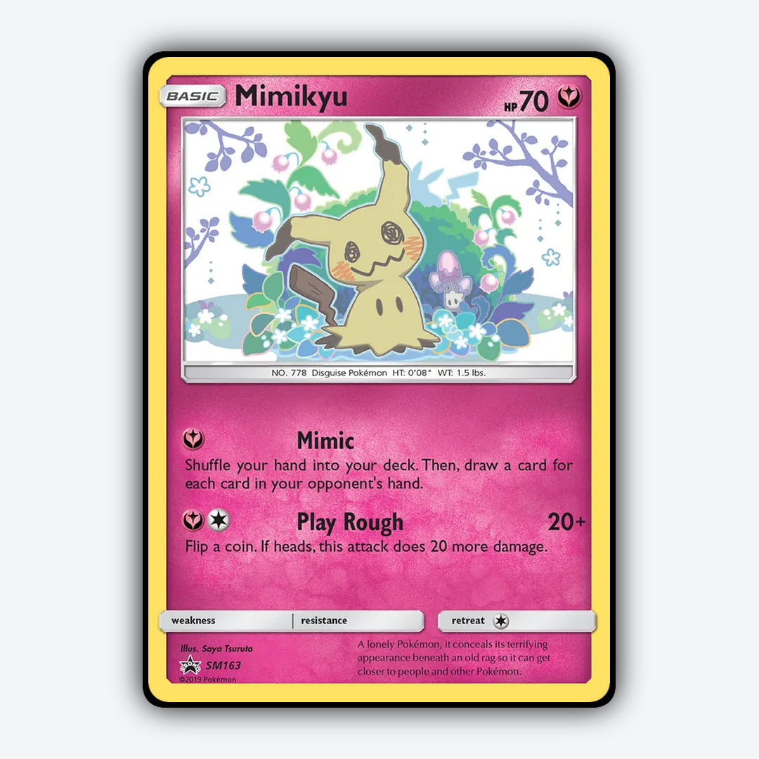 Mimikyu #163 - SM Black Star Promos Set - Card Rug