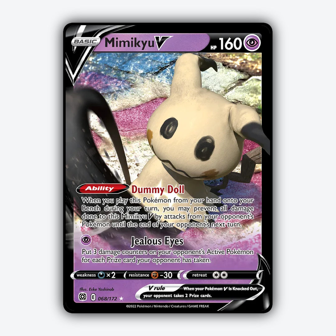 Mimikyu V 068/172 - Brilliant Stars Set - Card Rug