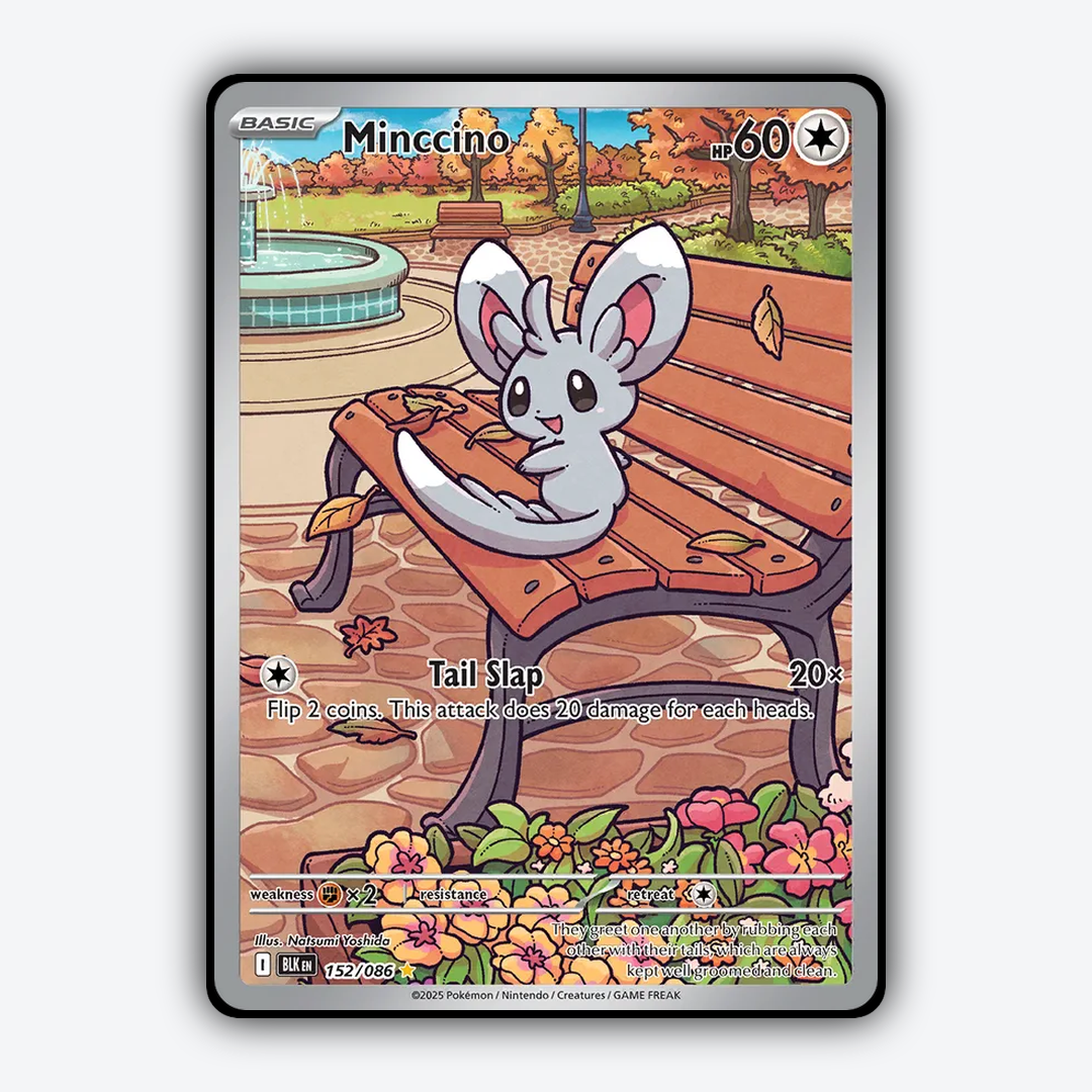 Minccino #152 - Black Bolt Set - Card Rug