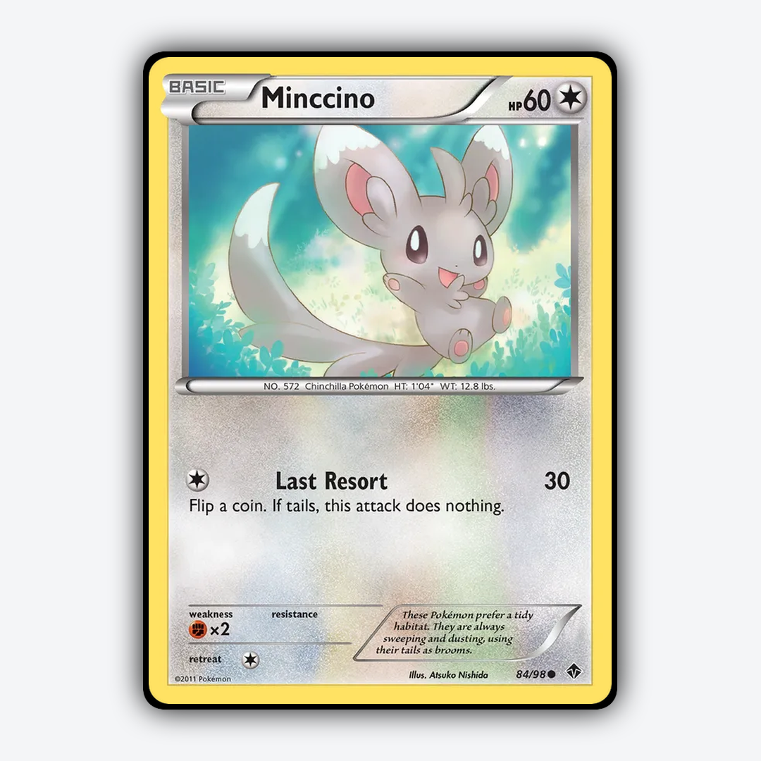 Minccino 084/98 - Emerging Powers Set - Card Rug