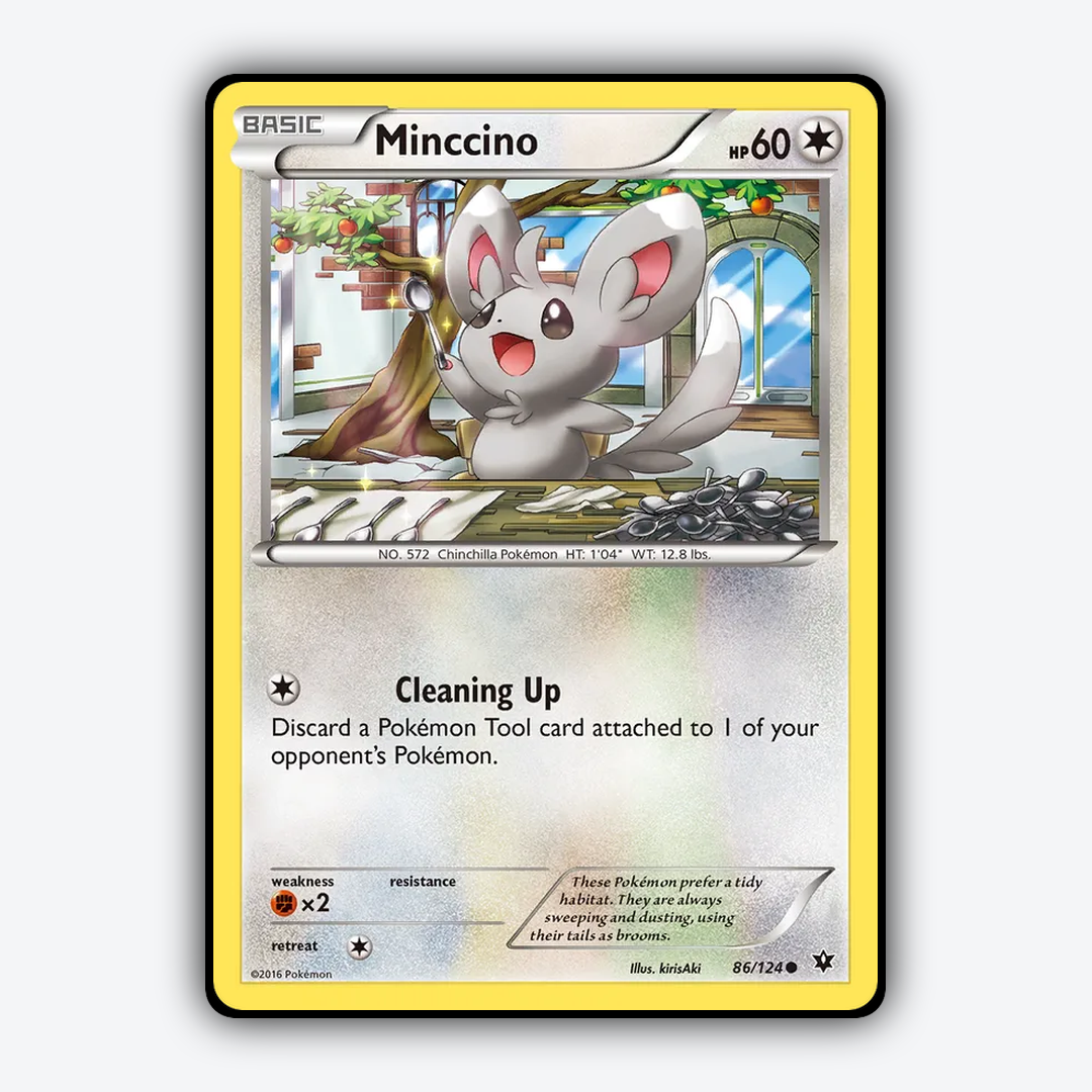Minccino 086/124 - Fates Collide Set - Card Rug