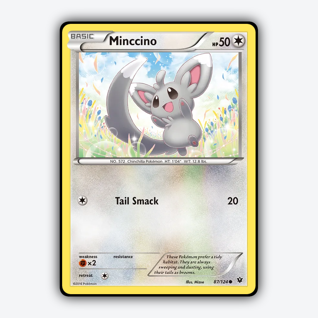 Minccino 087/124 - Fates Collide Set - Card Rug