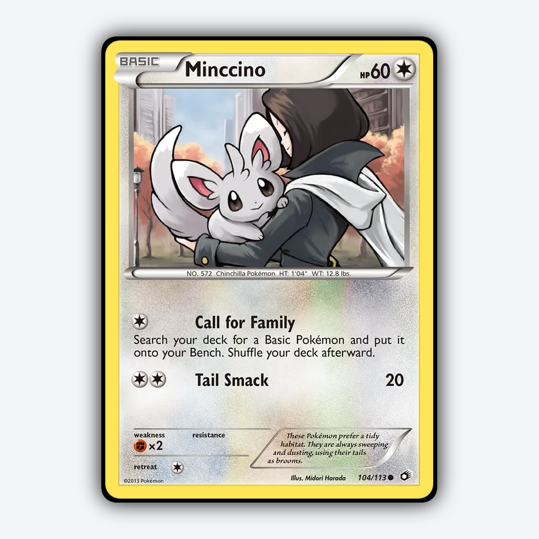 Minccino 104/113 - Legendary Treasures Set - Card Rug