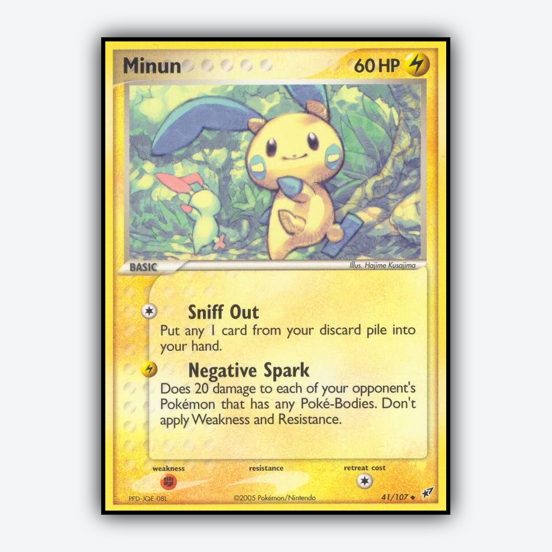 Minun 041/107 - Deoxys Set - Card Rug