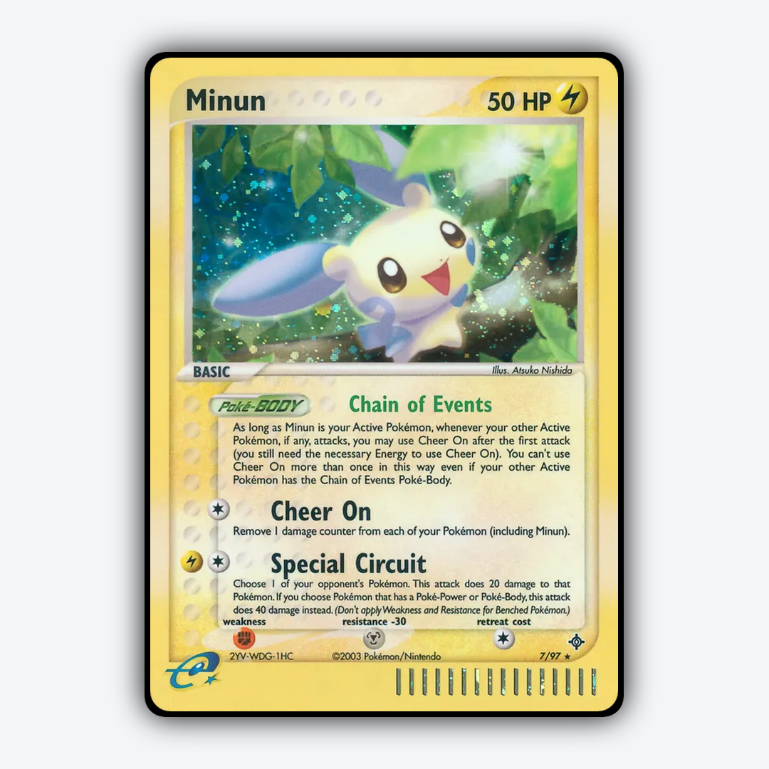 Minun 007/97 - Dragon Set - Card Rug
