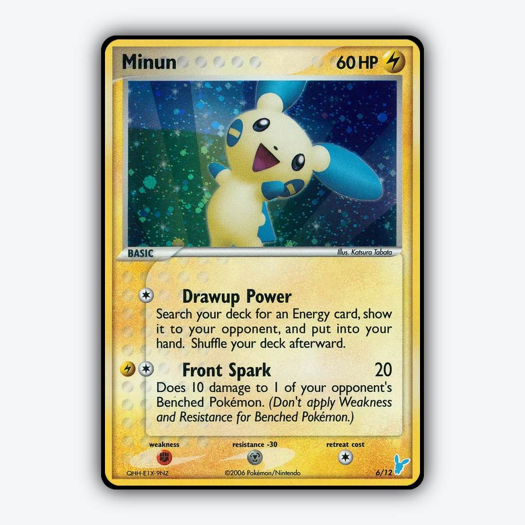 Minun 006/12 - EX Trainer Kit 2 Minun Set - Card Rug