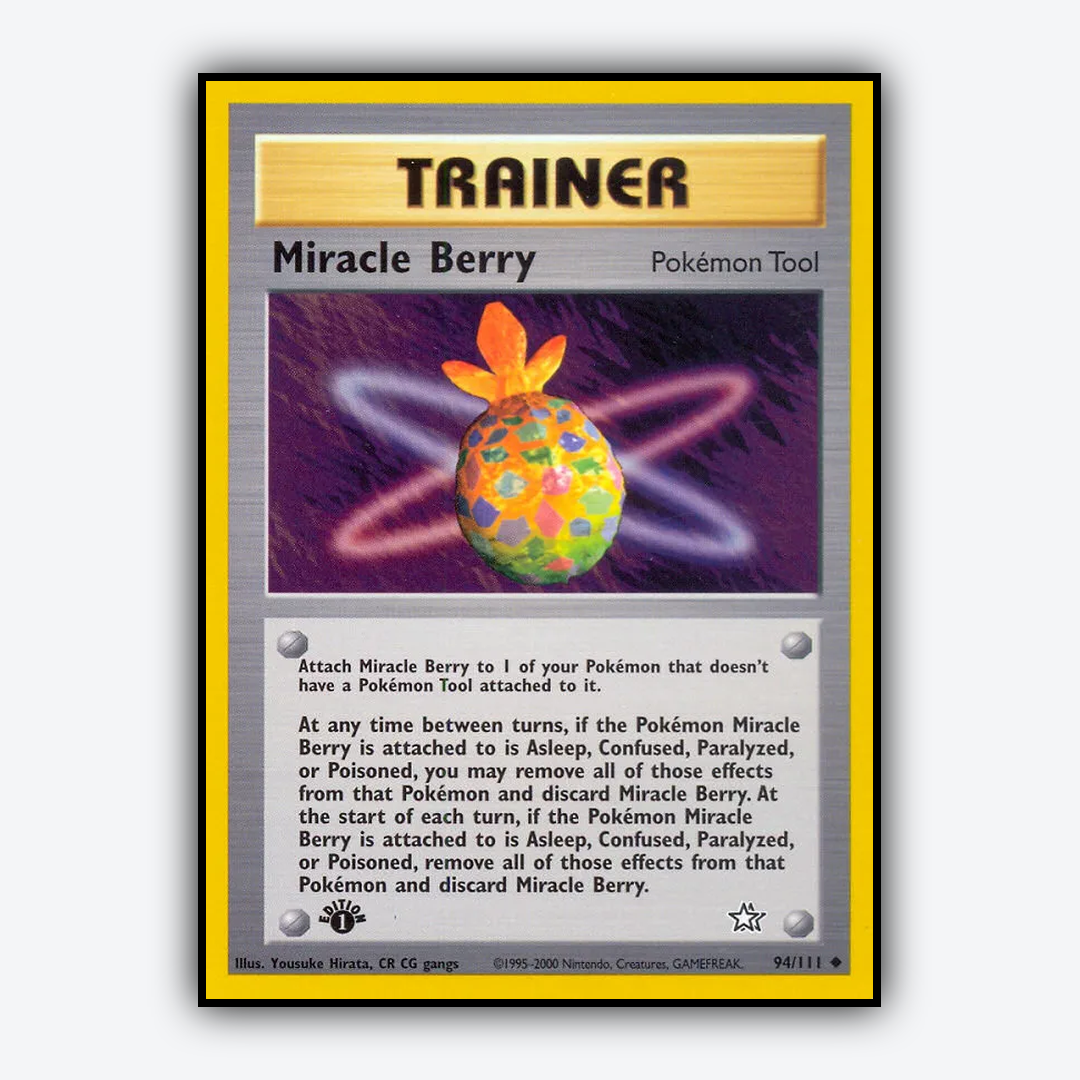 Miracle Berry 094/111 - Neo Genesis Set - Card Rug