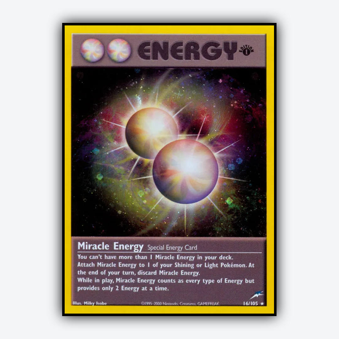 Miracle Energy 016/105 - Neo Destiny Set - Card Rug