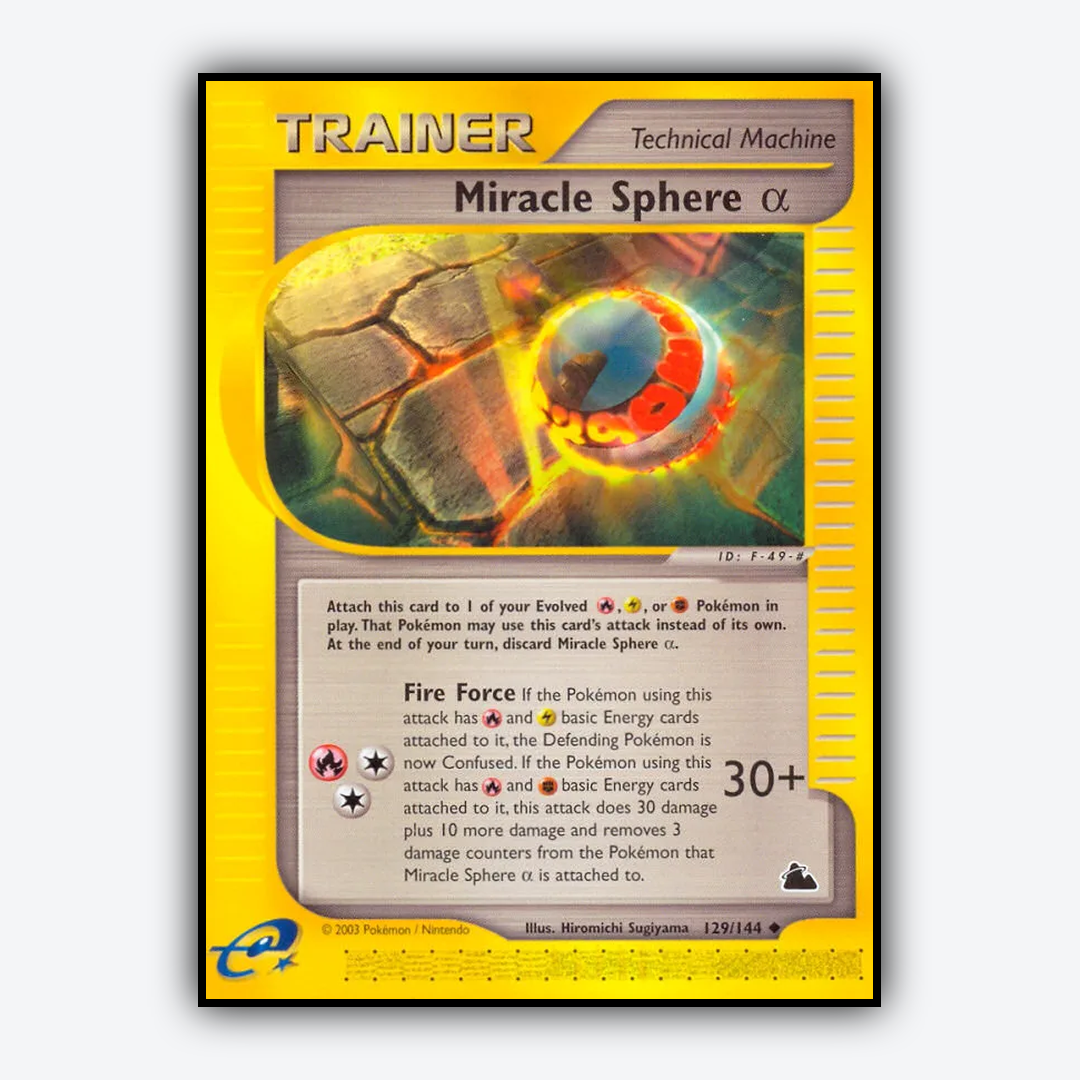 Miracle Sphere α 129/144 - Skyridge Set - Card Rug