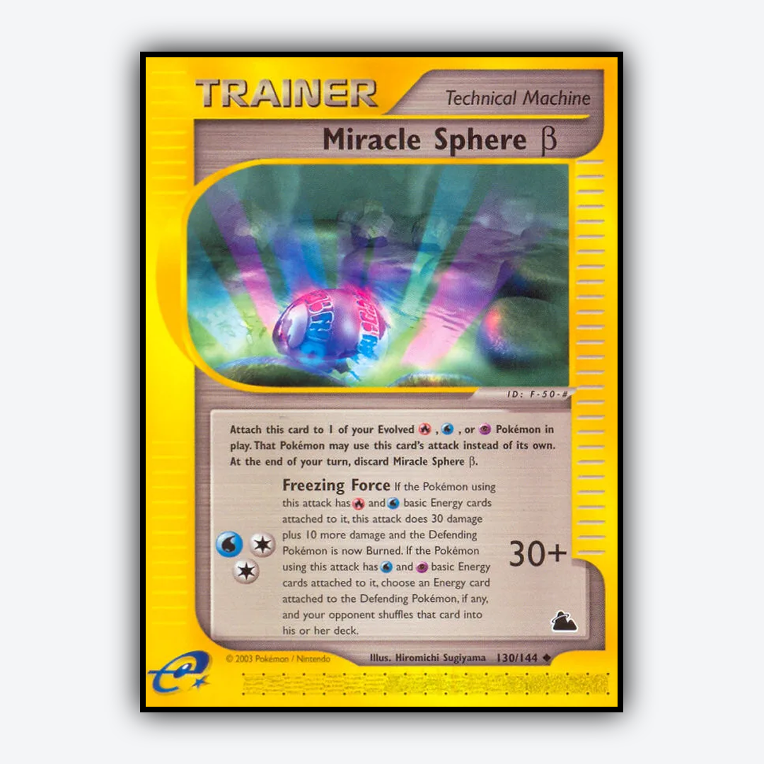 Miracle Sphere β 130/144 - Skyridge Set - Card Rug