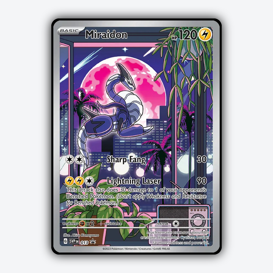 Miraidon #13 - Scarlet & Violet Black Star Promos Set - Card Rug