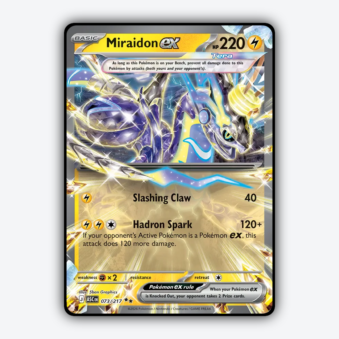 Miraidon ex 073/217 - Ascended Heroes Set - Card Rug