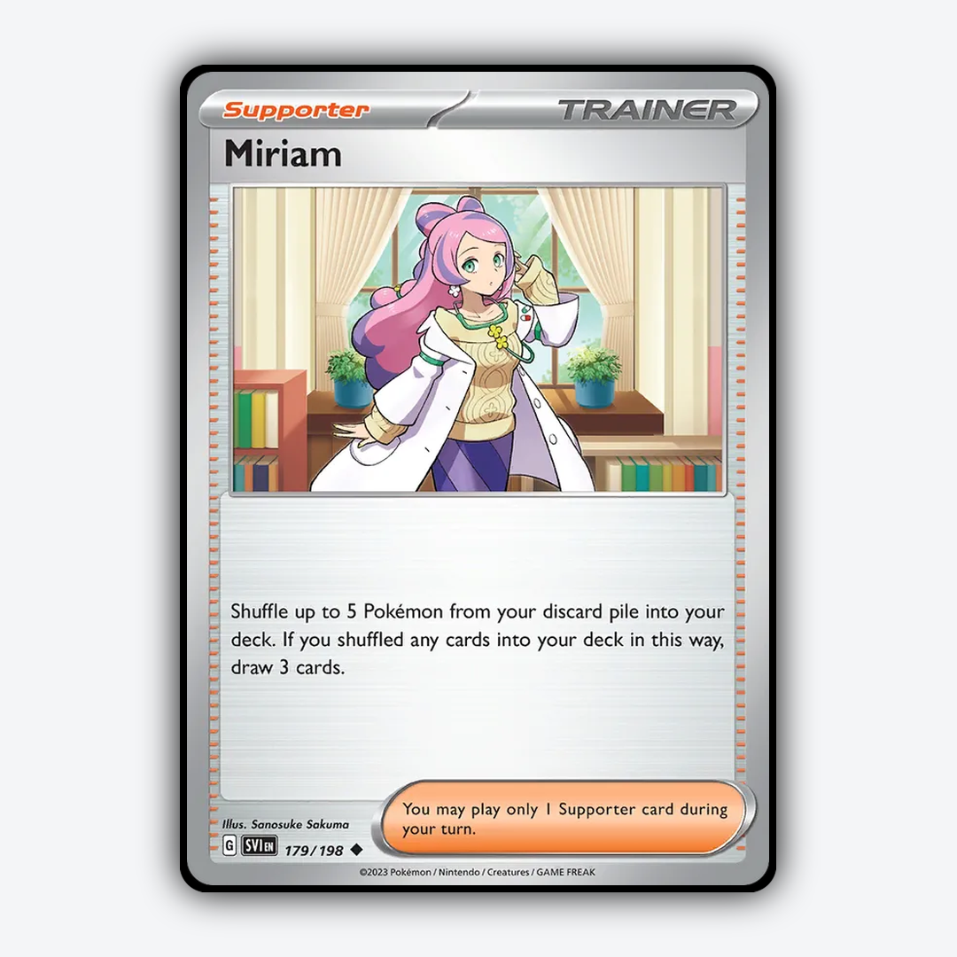 Miriam 179/198 - Scarlet & Violet Set - Card Rug