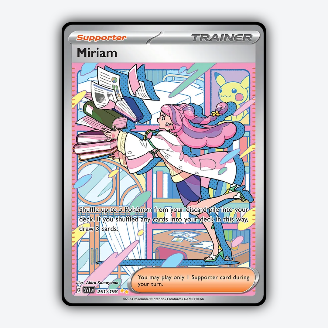 Miriam 251/198 - Scarlet & Violet Set - Card Rug