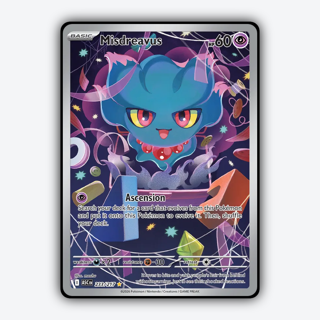 Misdreavus 233/217 - Ascended Heroes Set - Card Rug