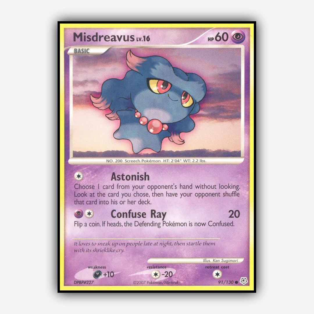 Misdreavus 091/130 - Diamond & Pearl Set - Card Rug