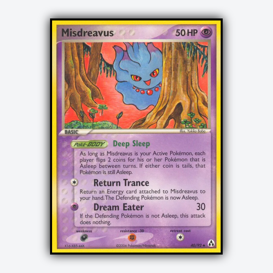 Misdreavus 040/92 - Legend Maker Set - Card Rug