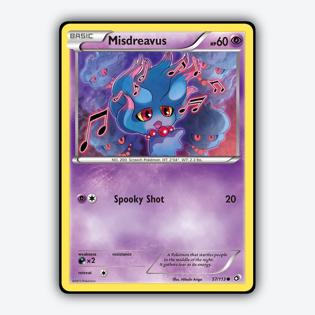 Misdreavus 057/113 - Legendary Treasures Set - Card Rug