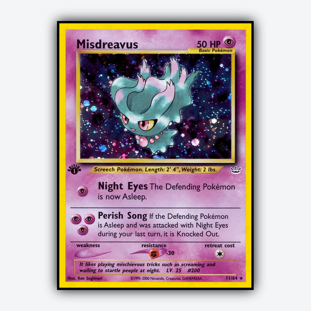 Misdreavus 011/64 - Neo Revelation Set - Card Rug