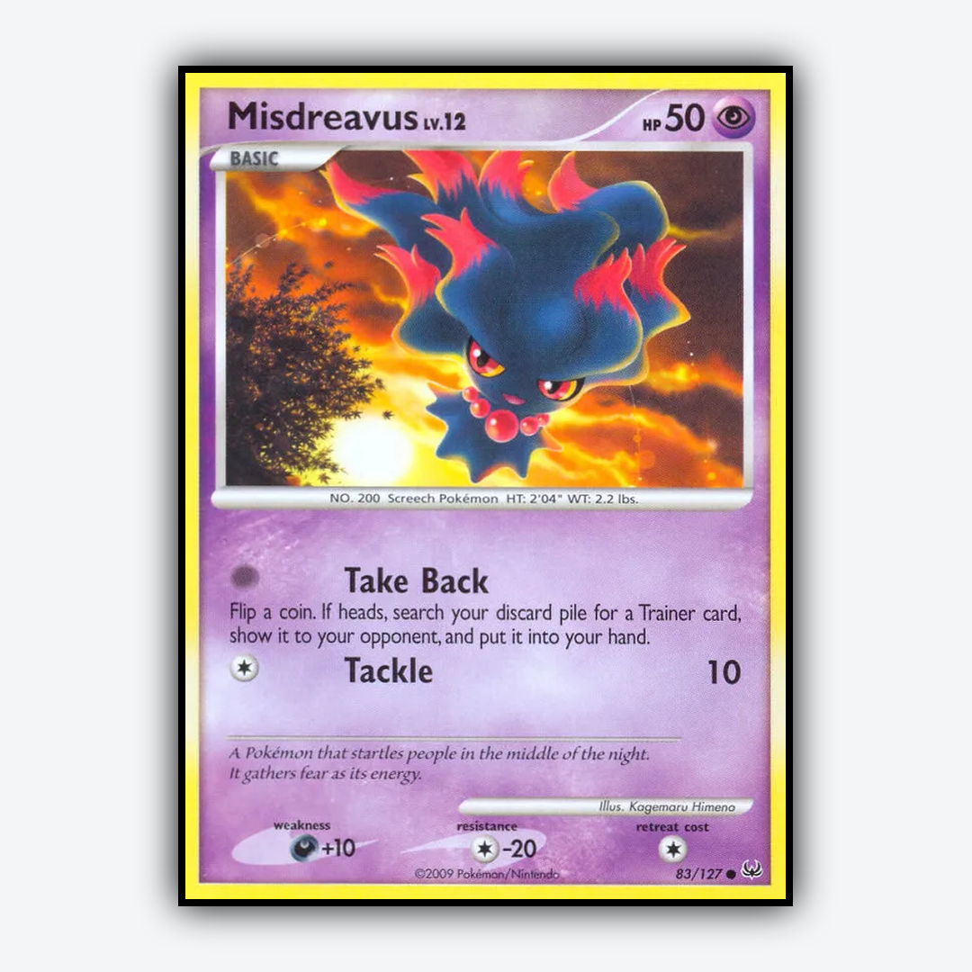 Misdreavus 083/127 - Platinum Set - Card Rug