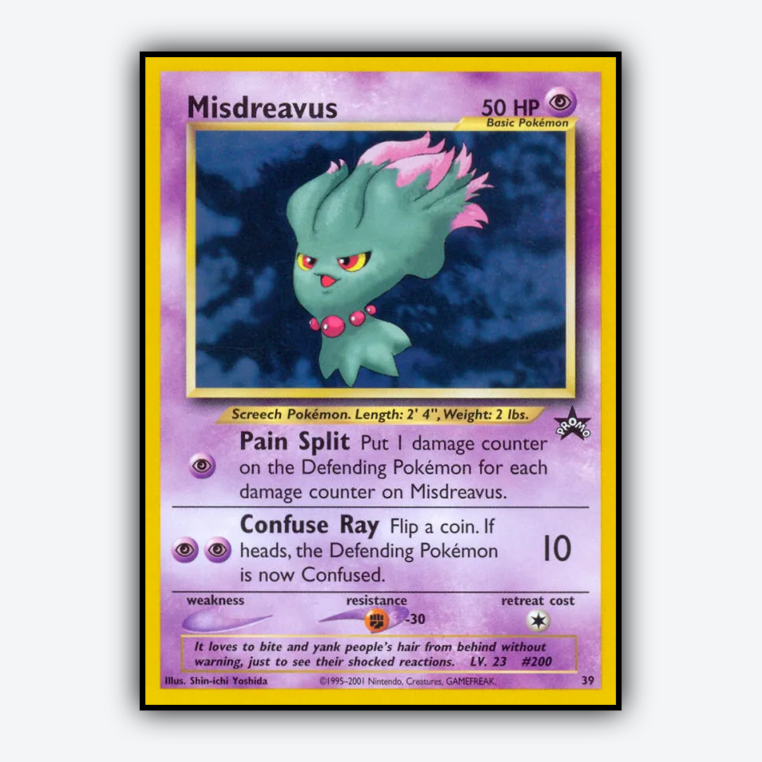 Misdreavus #39 - Wizards Black Star Promos Set - Card Rug