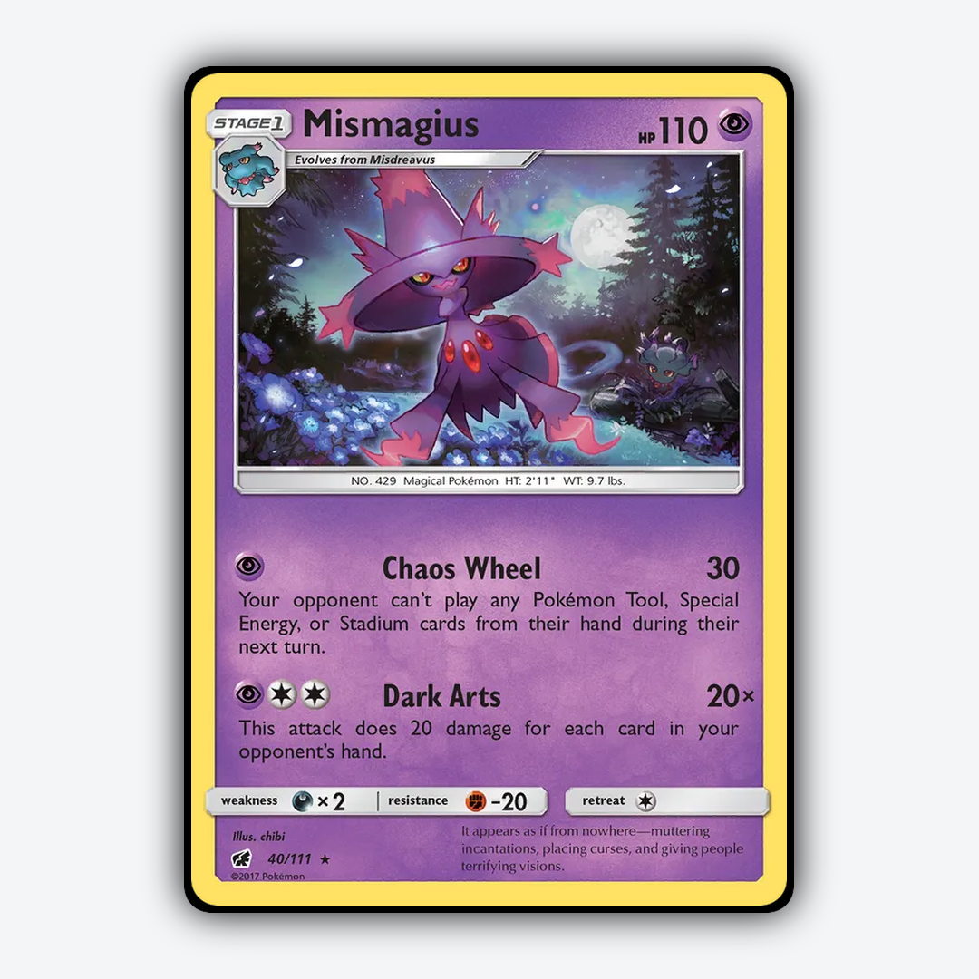 Mismagius 040/111 - Crimson Invasion Set - Card Rug