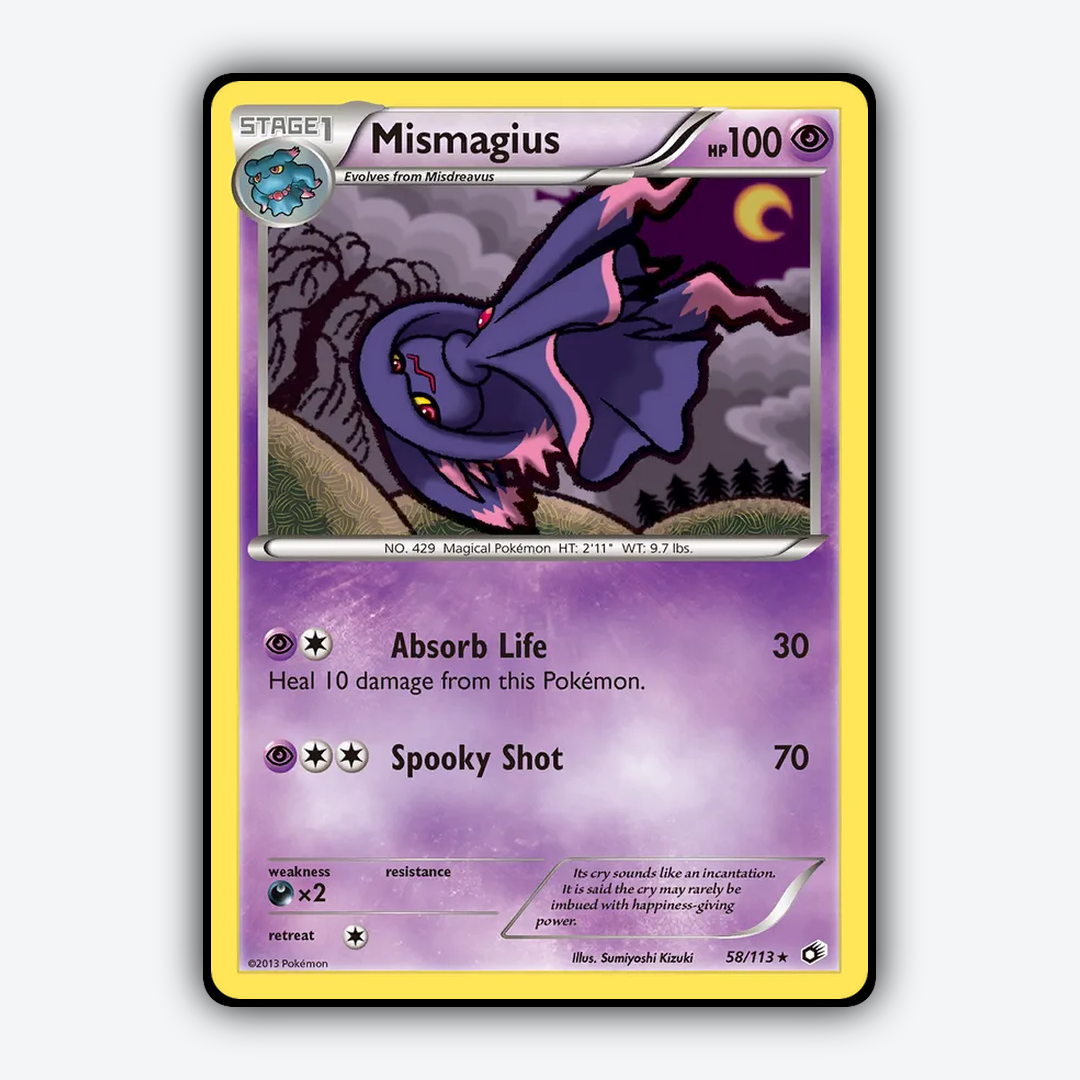 Mismagius 058/113 - Legendary Treasures Set - Card Rug