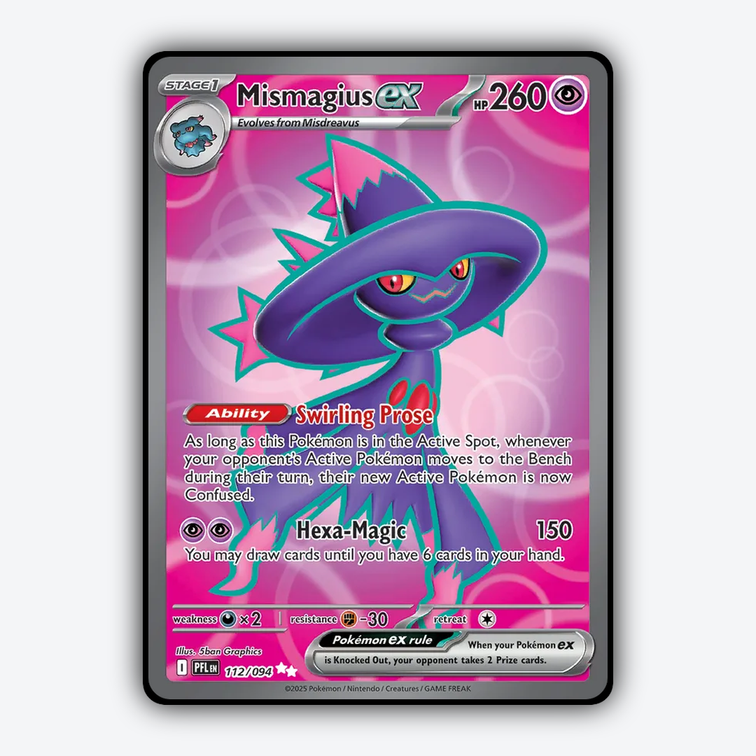 Mismagius ex 112/094 - Phantasmal Flames Set - Card Rug