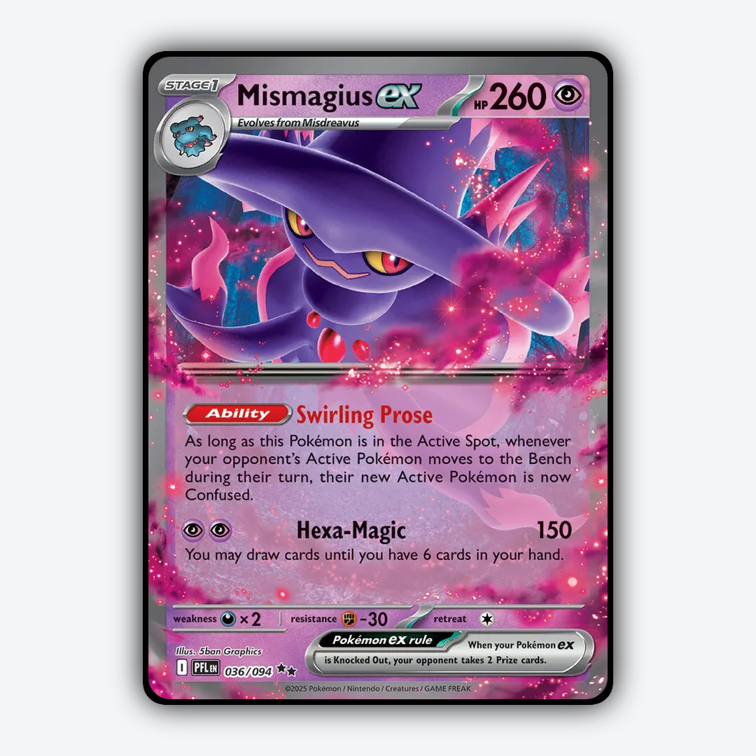 Mismagius ex 036/094 - Phantasmal Flames Set - Card Rug