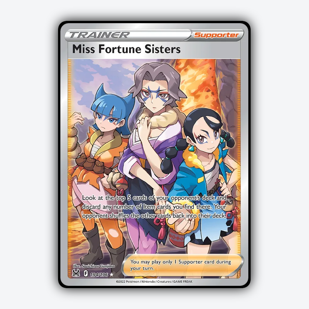 Miss Fortune Sisters 194/196 - Lost Origin Set - Card Rug