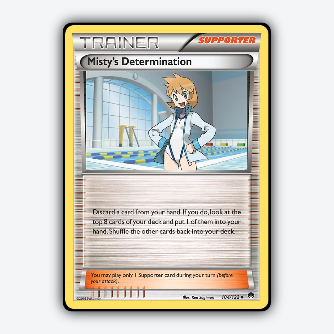 Misty's Determination 104/122 - BREAKpoint Set - Card Rug