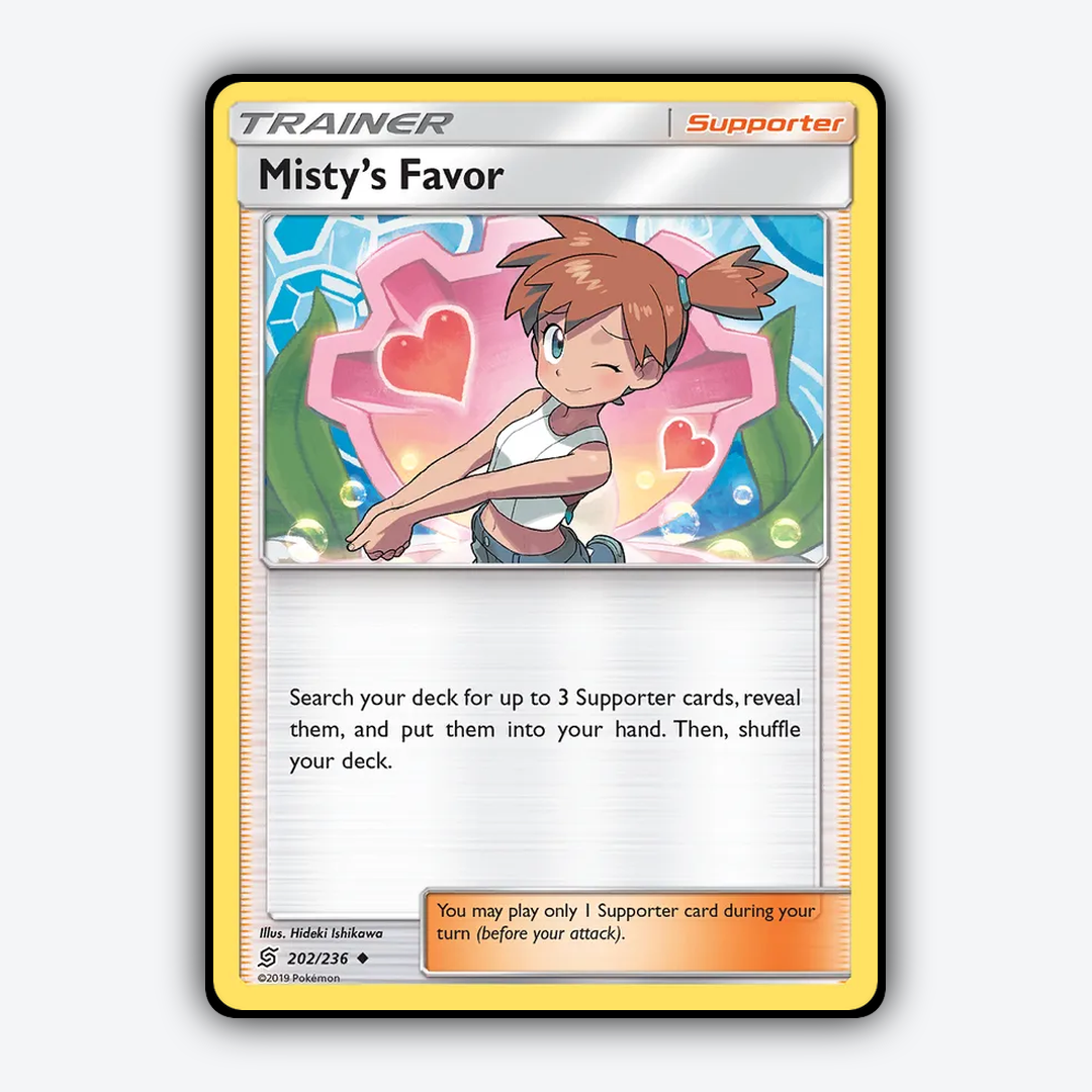 Misty's Favor 202/236 - Unified Minds Set - Card Rug